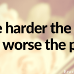 The harder the fall, the worse the pain…